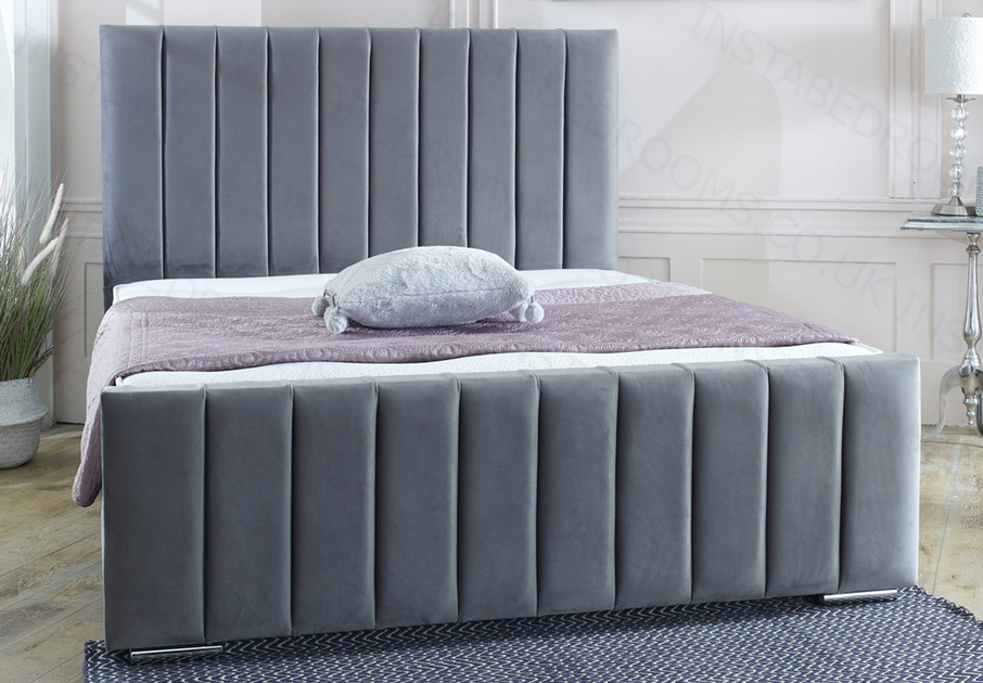 Winged cheap bed ottoman