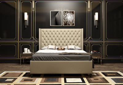 The Legacy Winged Chesterfield Bed