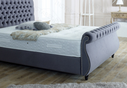 Cyper Chesterfield Bed Side panel matel beadings