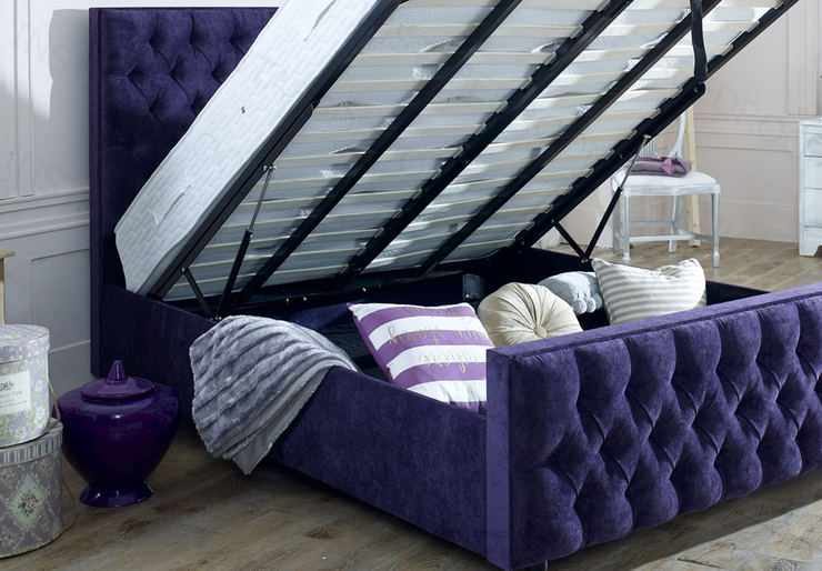 Loop Chesterfield Gaslift Bed side panel