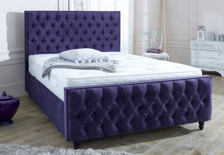 Loop Chesterfield Gaslift Bed close view