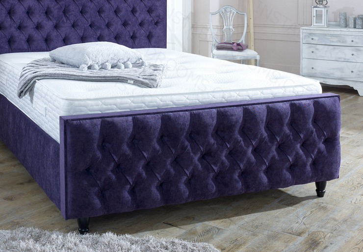 Loop Chesterfield Gaslift Bed foot panel